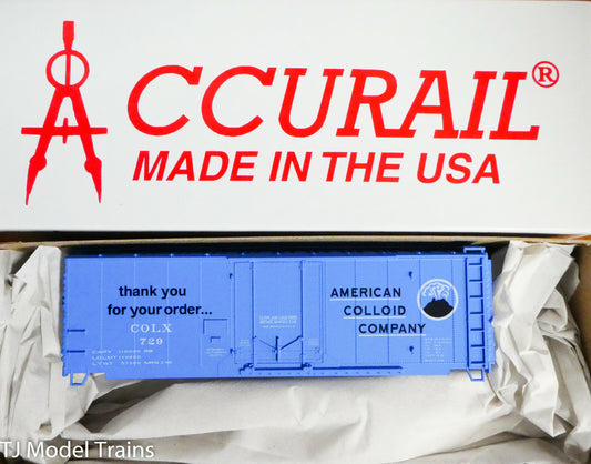 Accurail HO #81412 American Colloid Company (40' Insulated Steel Boxcar) NEW
