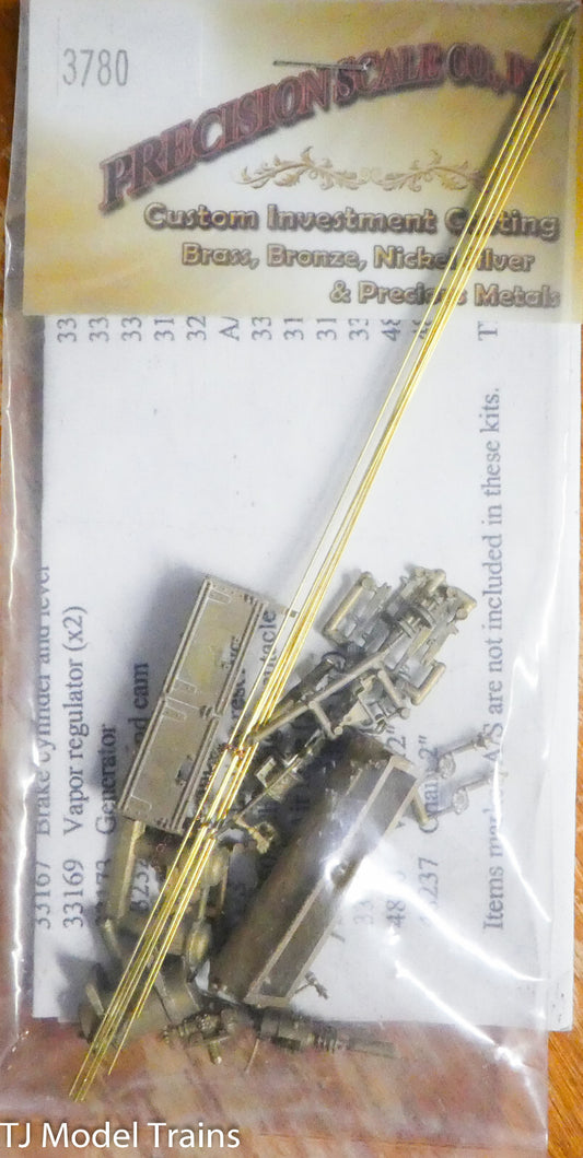 Precision Scale HO #3780 PRR Coach-Type w/Ice Air Conditioning Underbody Detail