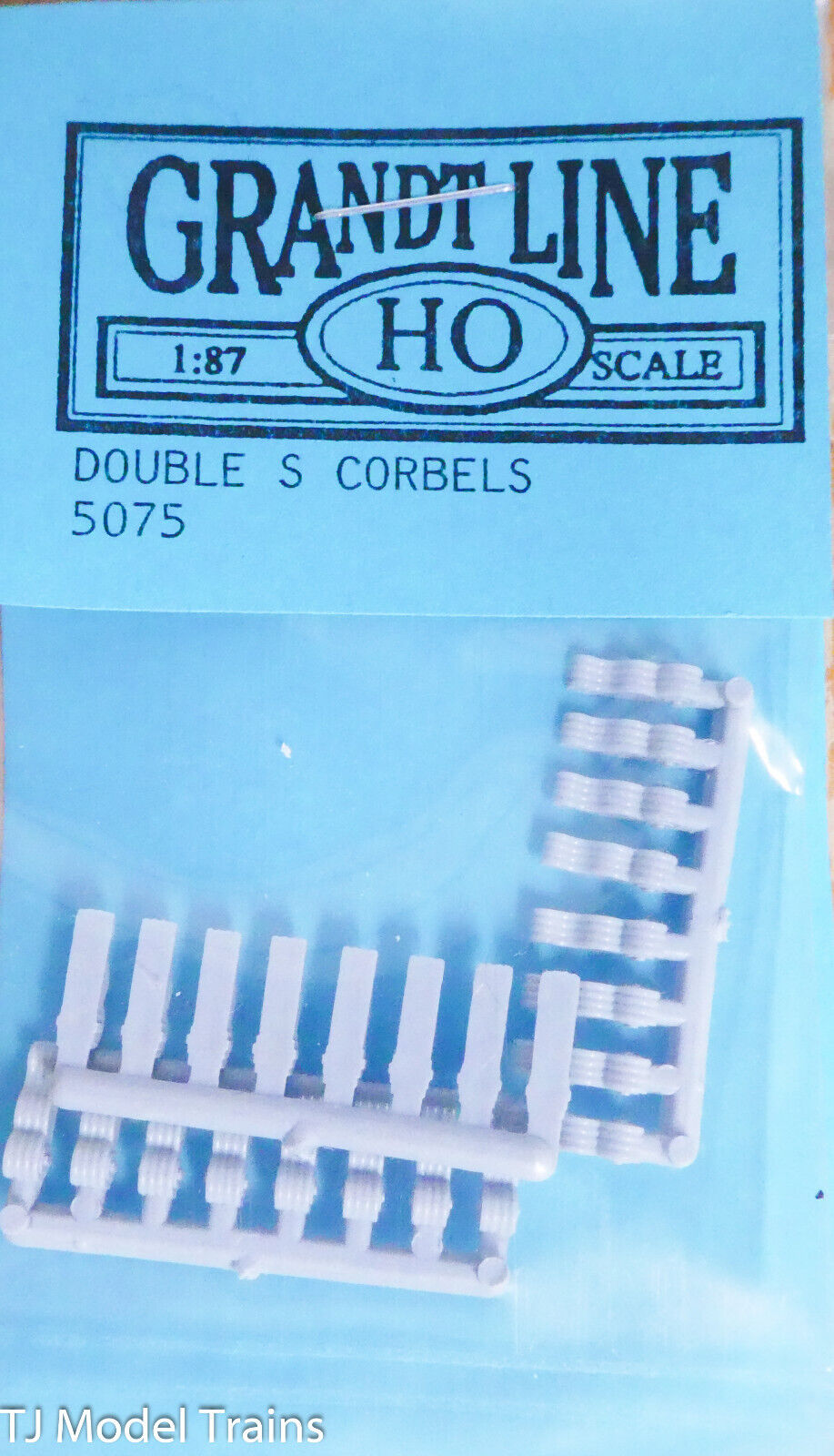 Grandt Line HO #5075 Double S Corbels (Plastic Parts)