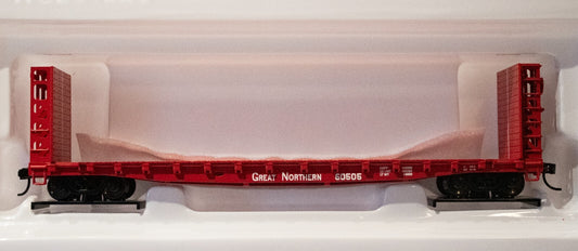 Walthers HO #910-5928 53' GSC Bulkhead Flatcar - Ready to Run -- Great Northern