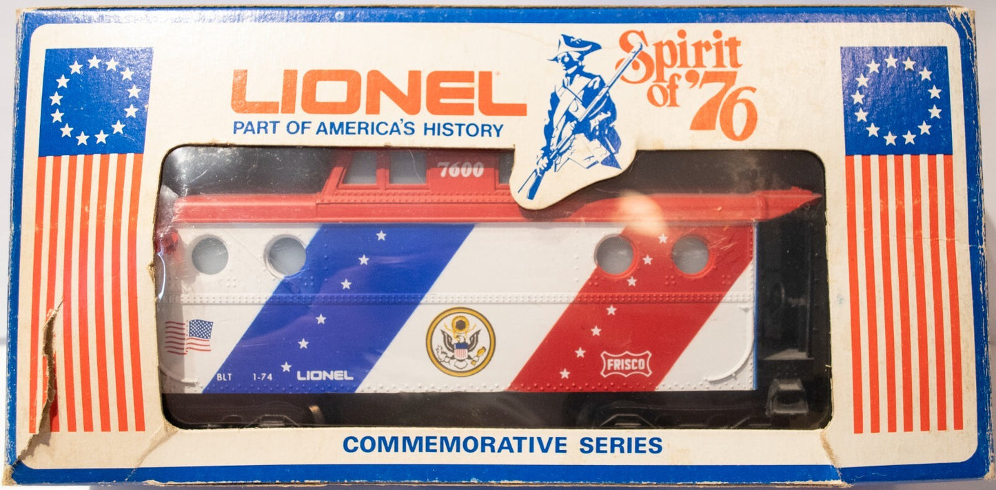 Lionel #6-7600 Spirit of 76 Frisco Illuminated Caboose