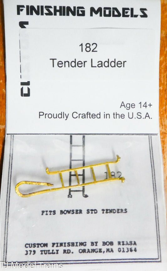 Custom Finishing Models HO #182 Tender Ladder (Brass Casting) 1:87th Scale