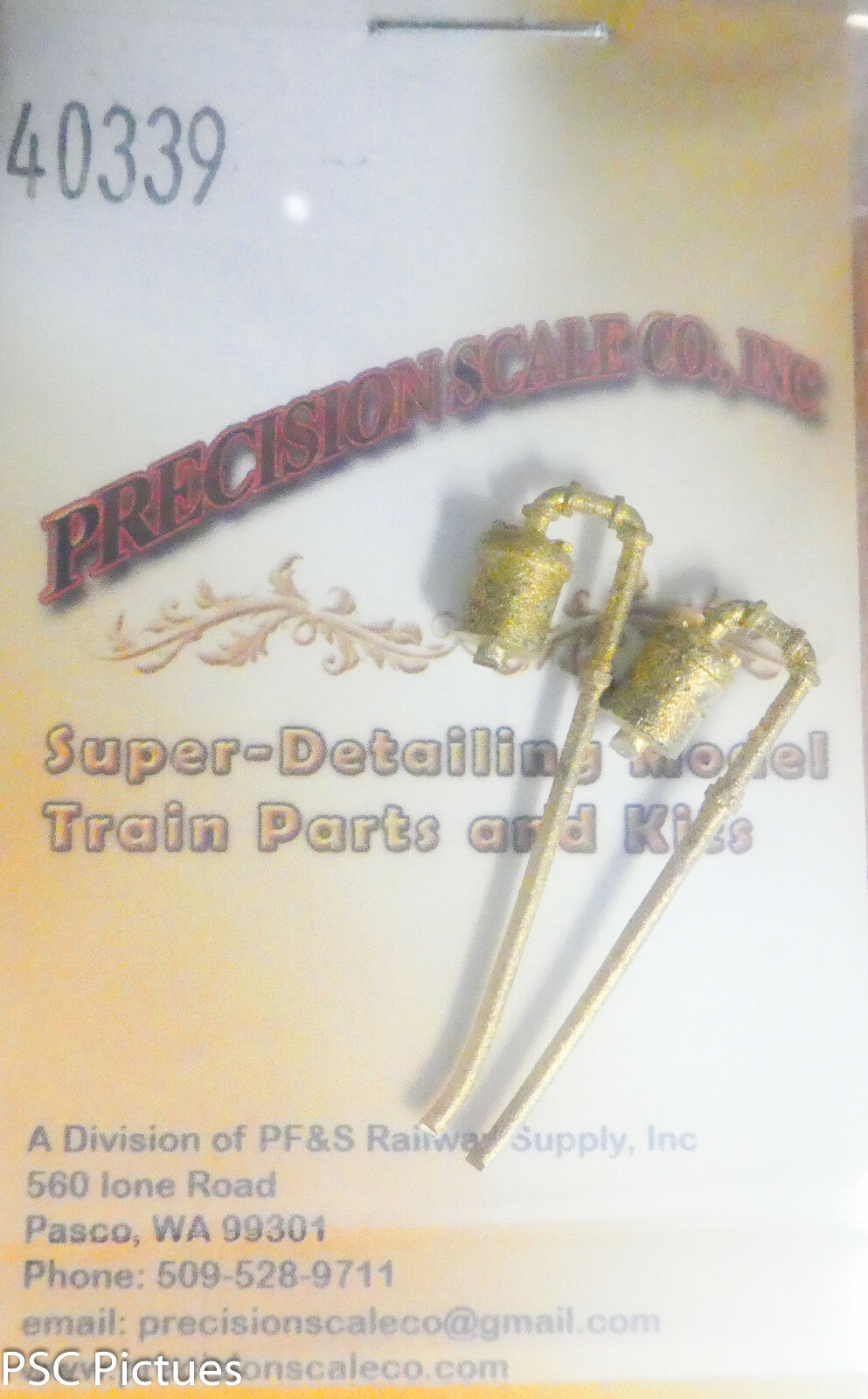 Precision Scale O #40339 Strainer, Air, High Mount, C&O H-4 & Others (Brass)