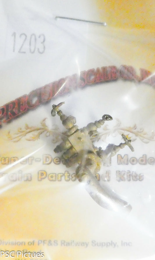 Precision Scale O #1203 Turret, K-37 (Brass Casting)