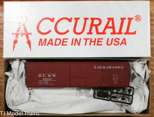 Accurail HO #4647 Lackawana (40' USRA Wood Boxcar)