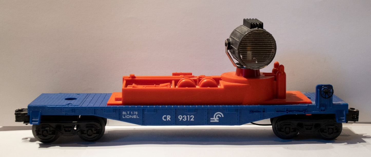 Lionel O Scale  #6-9312 Conrail Searchlight Car.