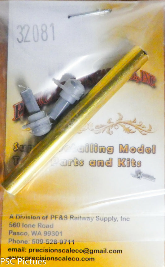 Precision Scale HO #32081 Tank, Air, 20" Dia. in HO, 15"=S, Plastic Ends Riveted