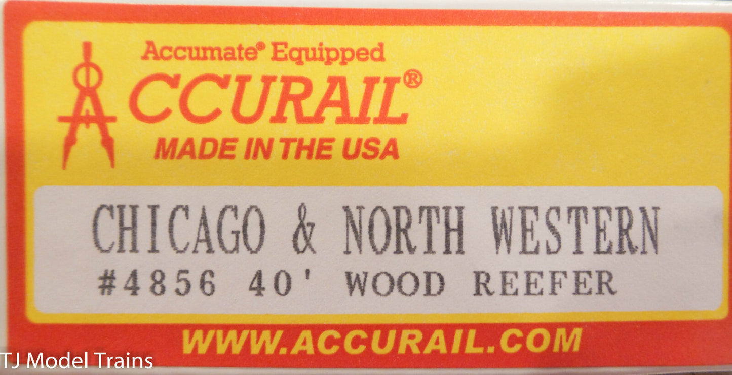 Accurail HO #4856 Chicago & North Western 40' Wood Reefer