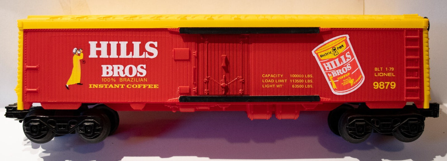 Lionel O Scale  #6-9879 Hills Brothers Reefer