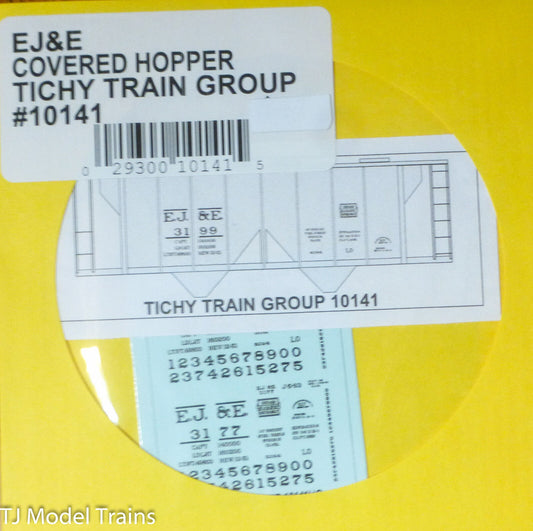 Tichy Train Group #10141 Decal for: Elgin, Joliet & Eastern 2-Bay Covered Hopper