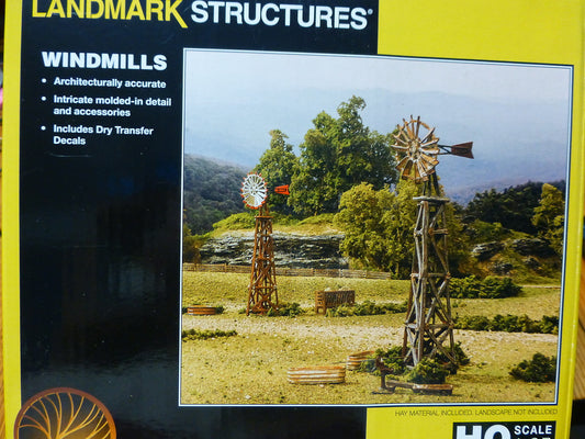 Woodland Scenics HO #5192 Windmills - Landmark Structures(R) -- Kit  Form
