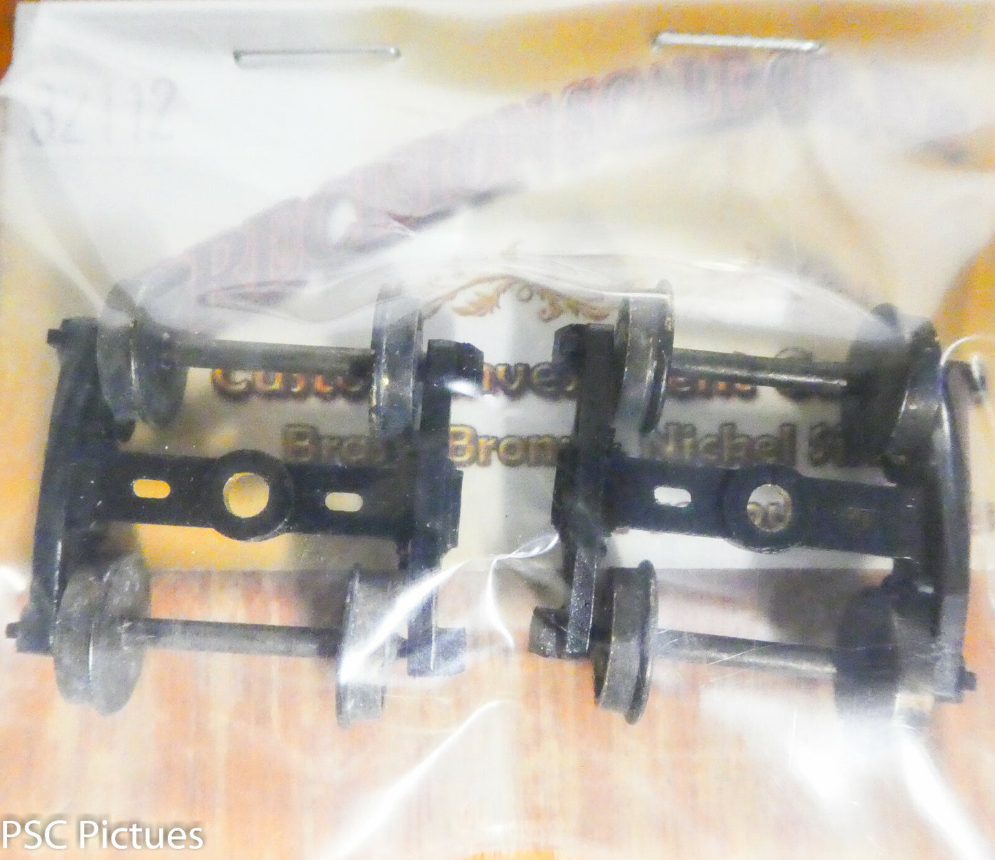 Precision Scale HO #32112 Trucks, AAR 50-Ton, Type 2, Freight, Fully Assembled