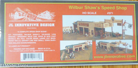 JL Innovative Design HO #371 Wilbur Shaw's Speed Shop (1:87 Scale) Kit
