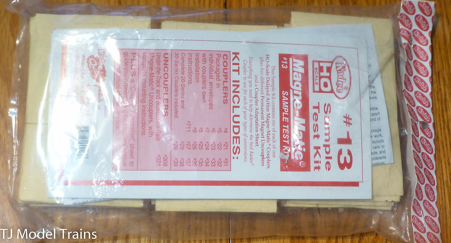 Kadee HO #13 Coupler Test Kit -- Coupler Samples & Accessories