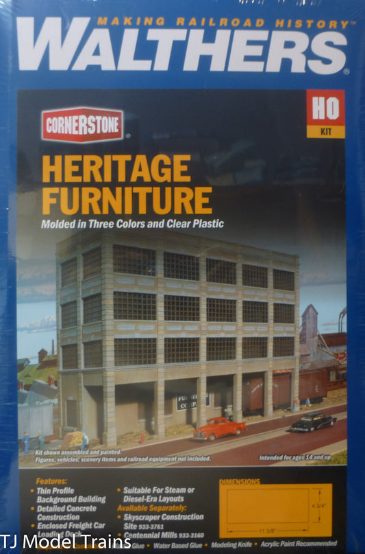 Walthers HO #933-3164 Heritage Furniture (Building Kit) Background building kit