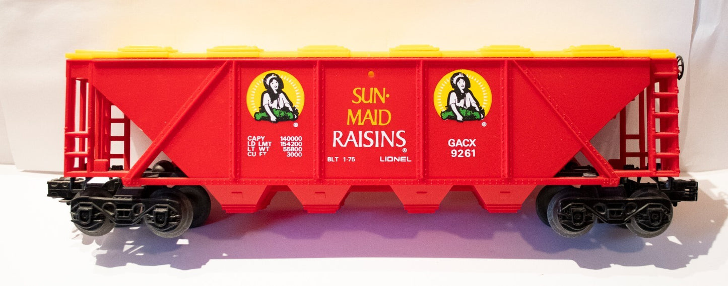 Lionel O Scale  #6-9261 Sun Maid Billboard Hopper