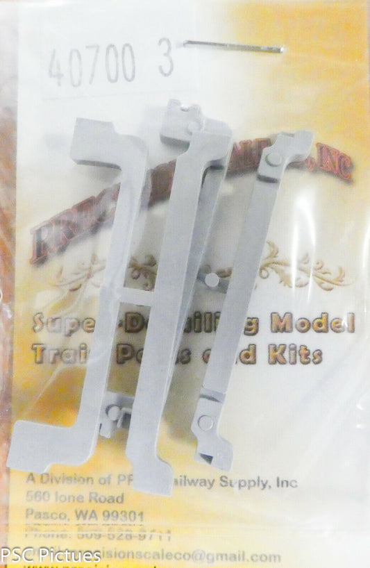 Precision Scale O #40700.3 Beam & End Beam, Cross Bearer, Pullman HW (Plastic)