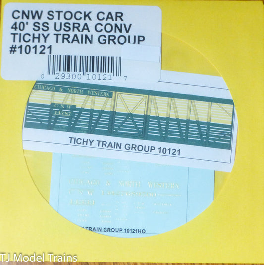 Tichy Train Group #10121 Decal for: Chicago & North Western USRA 40' Wood Stock