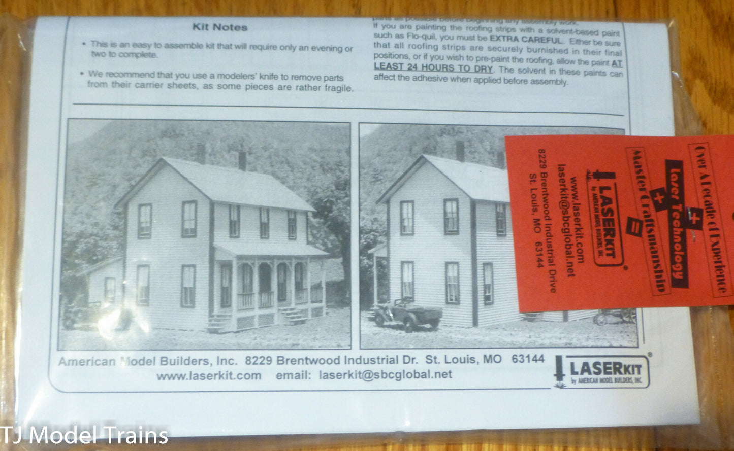 American Model Builders, Inc HO #140 Two Story Farm House