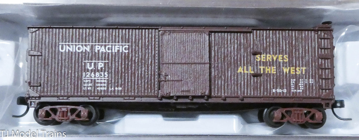 Atlas #50003185 (Rd #126835) Union Pacific (Double Sheathed Box Car) RTR