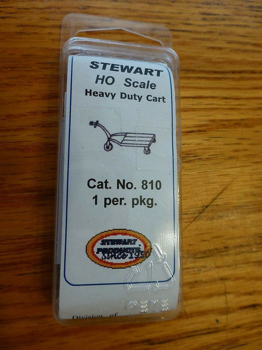 Stewart HO Scale #810 Heavy Duty Cart (Light Cast Metal) 1:87 Scale