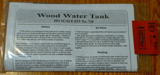 American Model Builders HO #720 Wood Water Tank (kit)