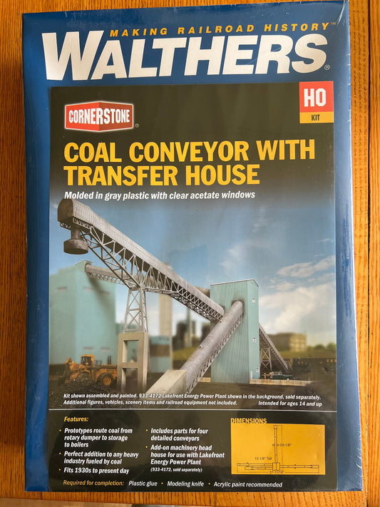 Walthers HO #933-4171  HO Coal Conveyor with Transfer House