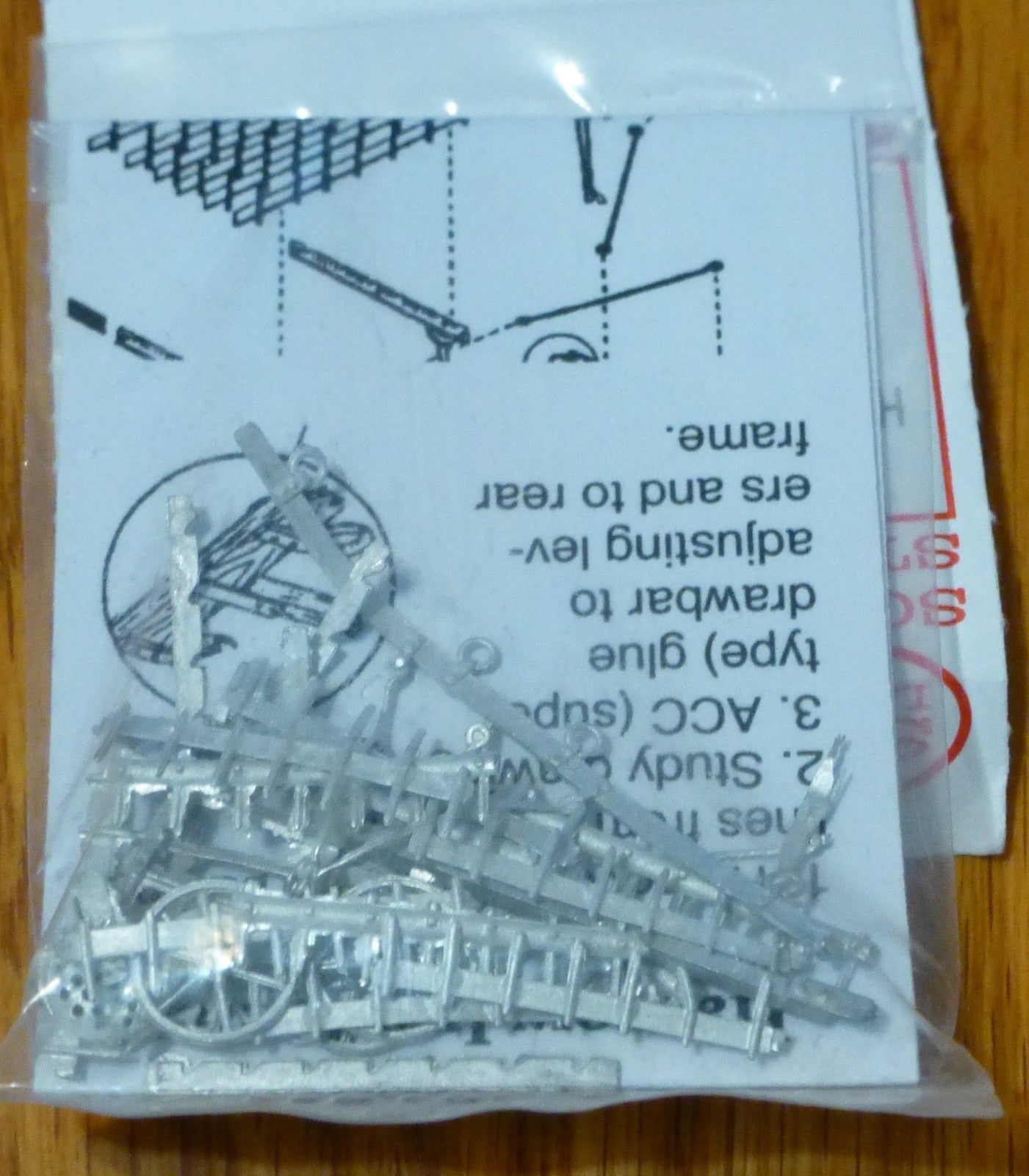 SS Ltd. HO #9140 Harrow Implement kit (Cast Metal)