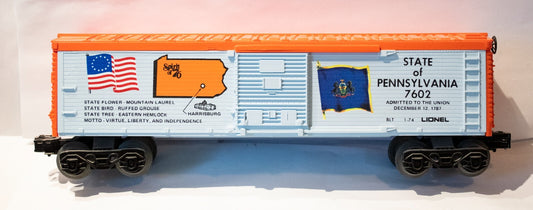 Lionel O Scale (Used) #6-7605 Pennsylvania Box Car Spirit of '76 Commemorative