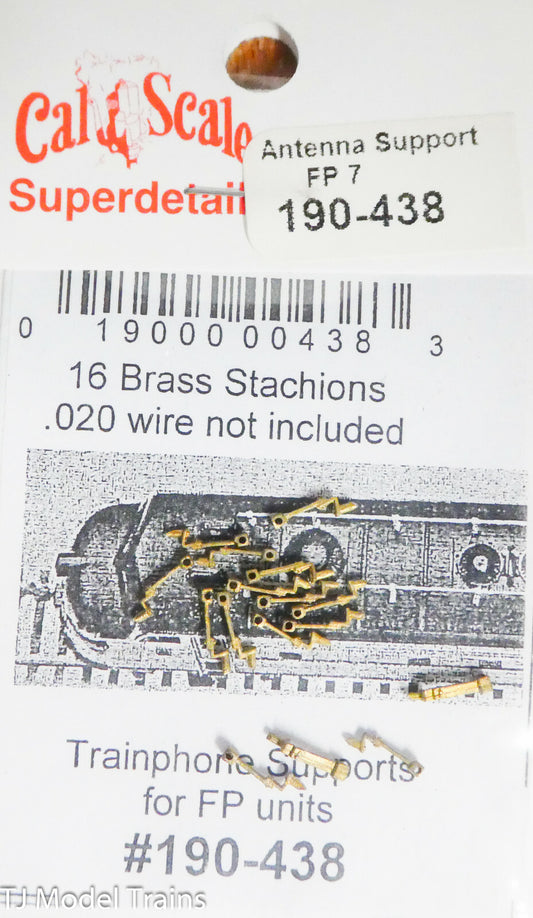 Cal-Scale HO #438 Antenna Support FP 7 (Brass Castings)