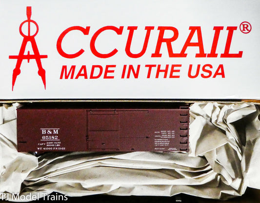 Accurail HO #1809 Boston & Maine Rd #65182 (36" Double Sheath Wood Boxcar)