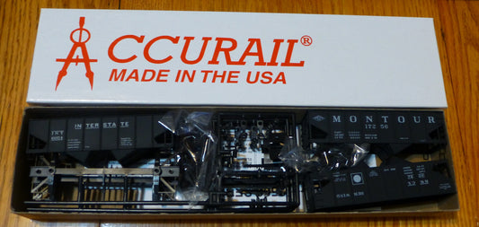 Accurail HO #1211 (3pk) USRA Twin Hopp. Inter.Nontour Rd #'s 6054, 17256 & 3942