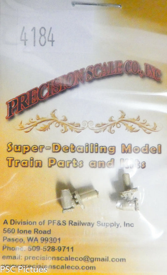 Precision Scale O #4184 Valves, Injector Check, PRR Backhead Parts (Brass)