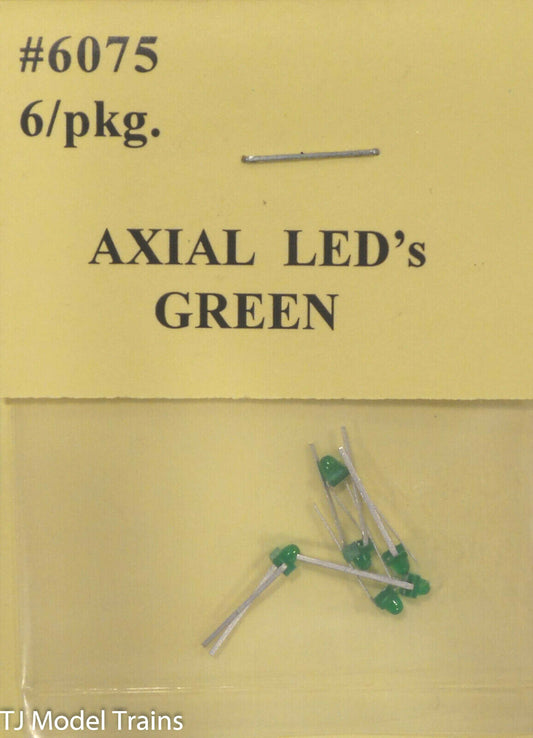 Tomar Industries #6075 Axial LED's Green (6 in pkg.) We Combine Ship