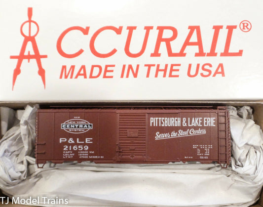 Accurail HO #8111.1 40' Steel Box Car; Pittsburgh & Lake Erie; DF RD#