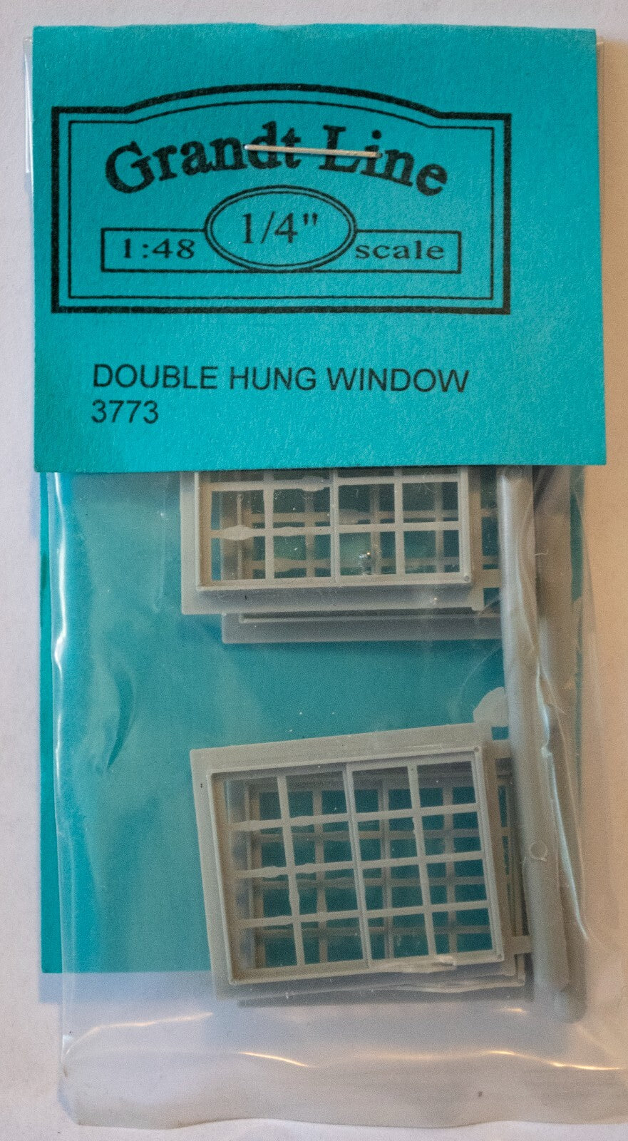 Grandt Line O #3773 Windows -- Double-Hung, 8-Over-8, Scale 35 x 45" 88.9 x 114c