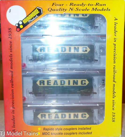 Roundhouse- N-Scale Ready-To-Run 4-Pack/ Reading R.R. #89470