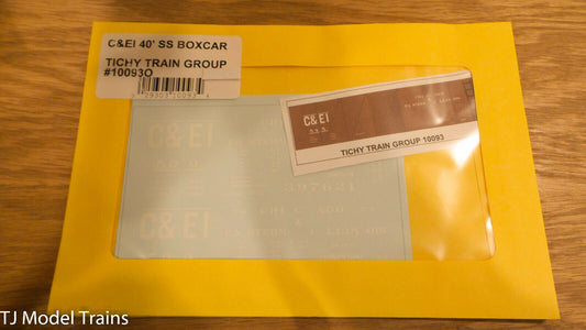 Tichy Train Group O #10093O C&EI 40' SS Boxcar