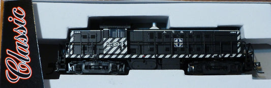 Atlas N #40001779 Alco RS1 Standard DC Classic Santa Fe #2394 (Zebra Stripe, blk