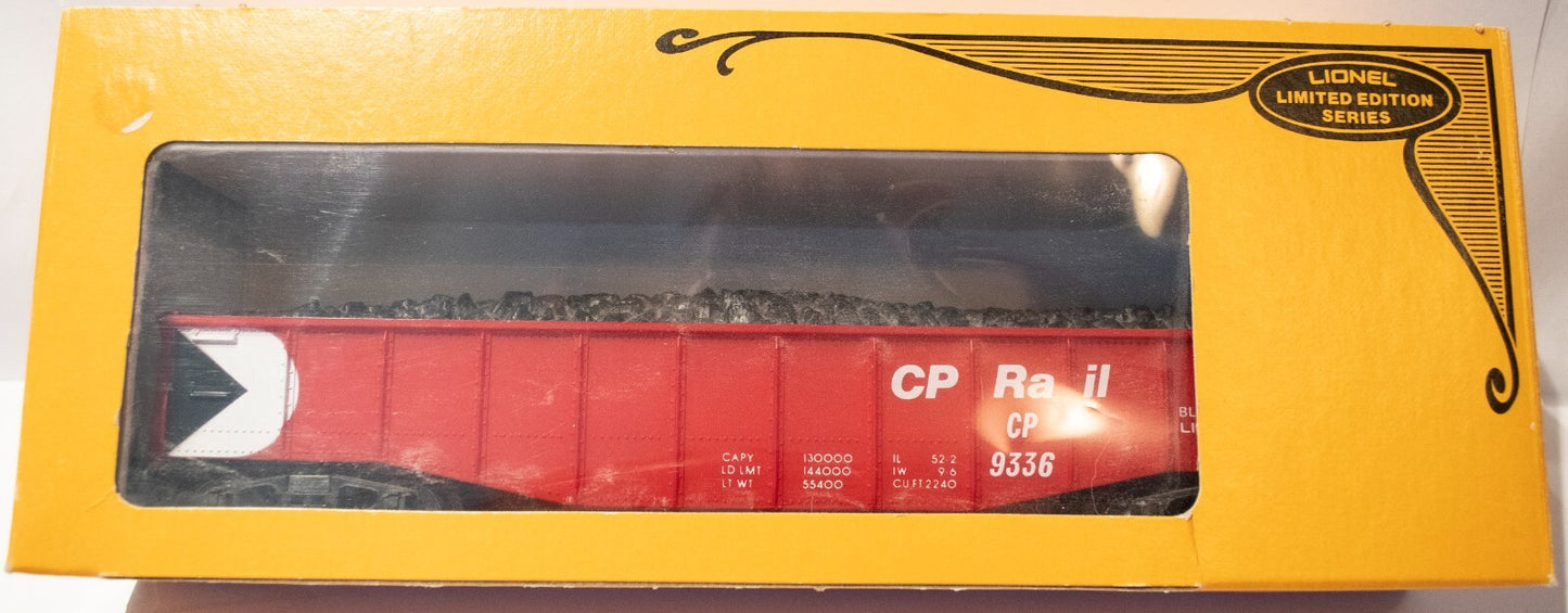 Lionel #6-9336  CP Rail Gondola with Coal