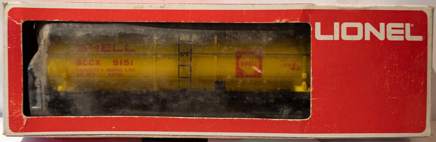 Lionel O Scale  #6-9151 Shell Single Dome Tank Car
