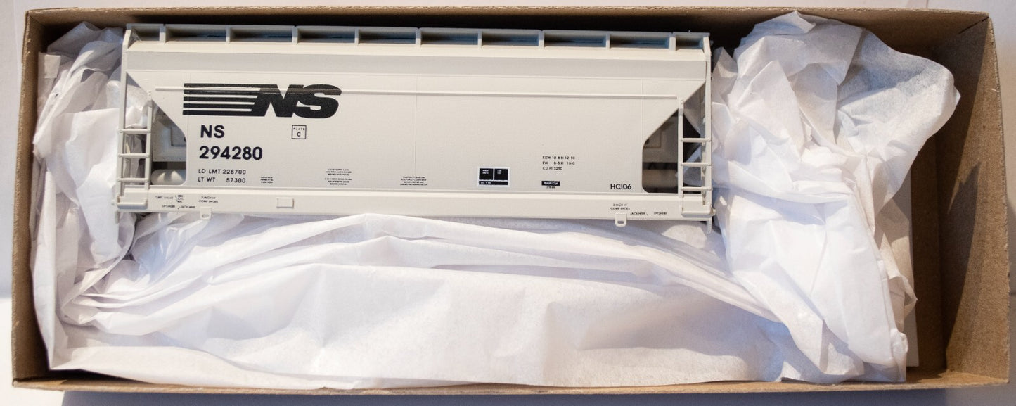 Accurail #8167 ACF 2-Bay Covered Hopper 3-Pack - Kit -- Norfolk Southern