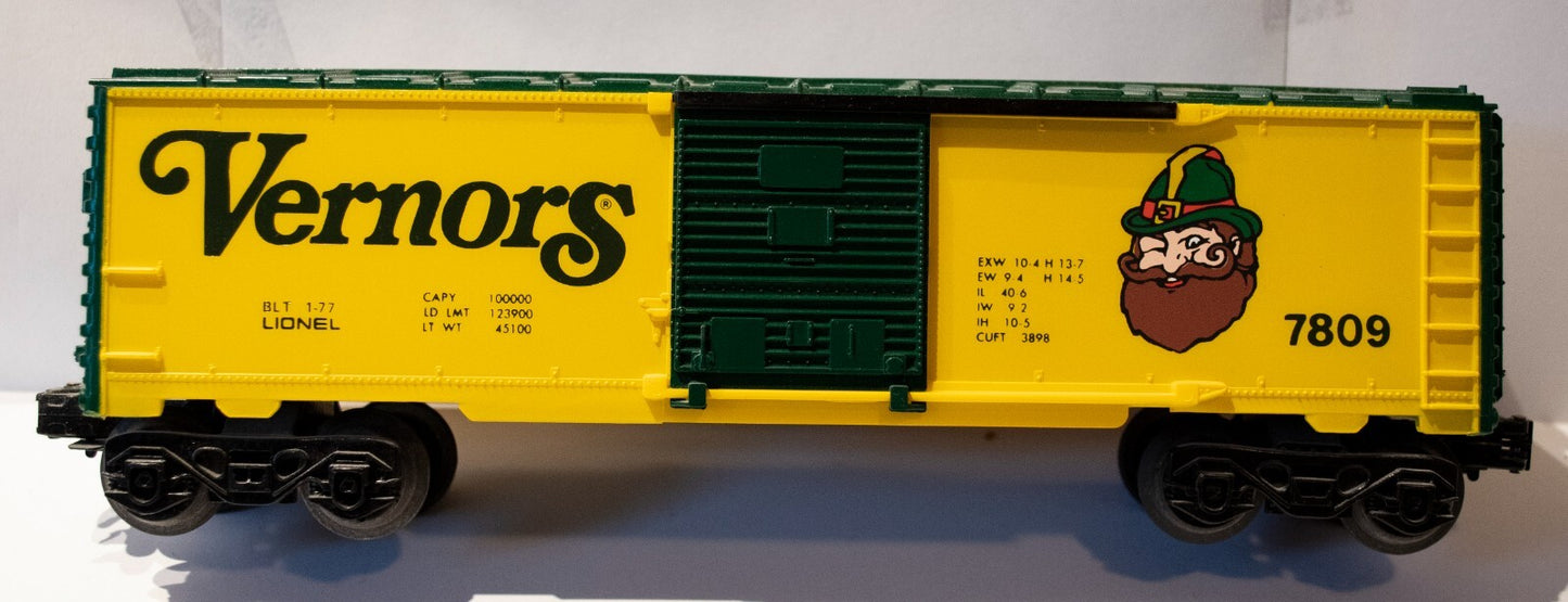 Lionel O Scale  #6-7809 Vernors Boxcar