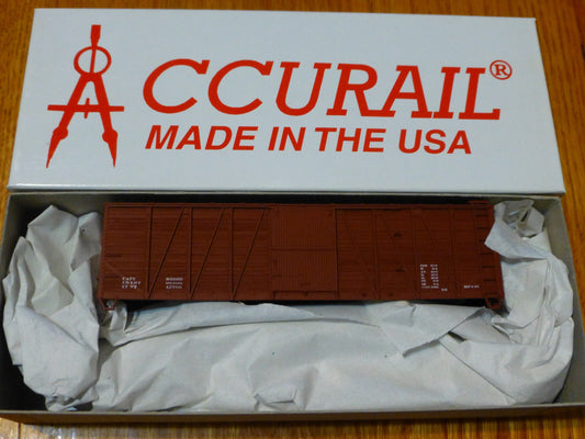 Accurail HO #4399 (40' wd Box Metal End) DATA-OXIDE