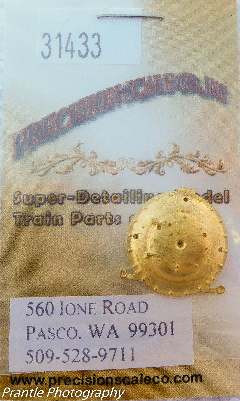 Precision Scale HO #31433 Smokebox Front 63" Wabash