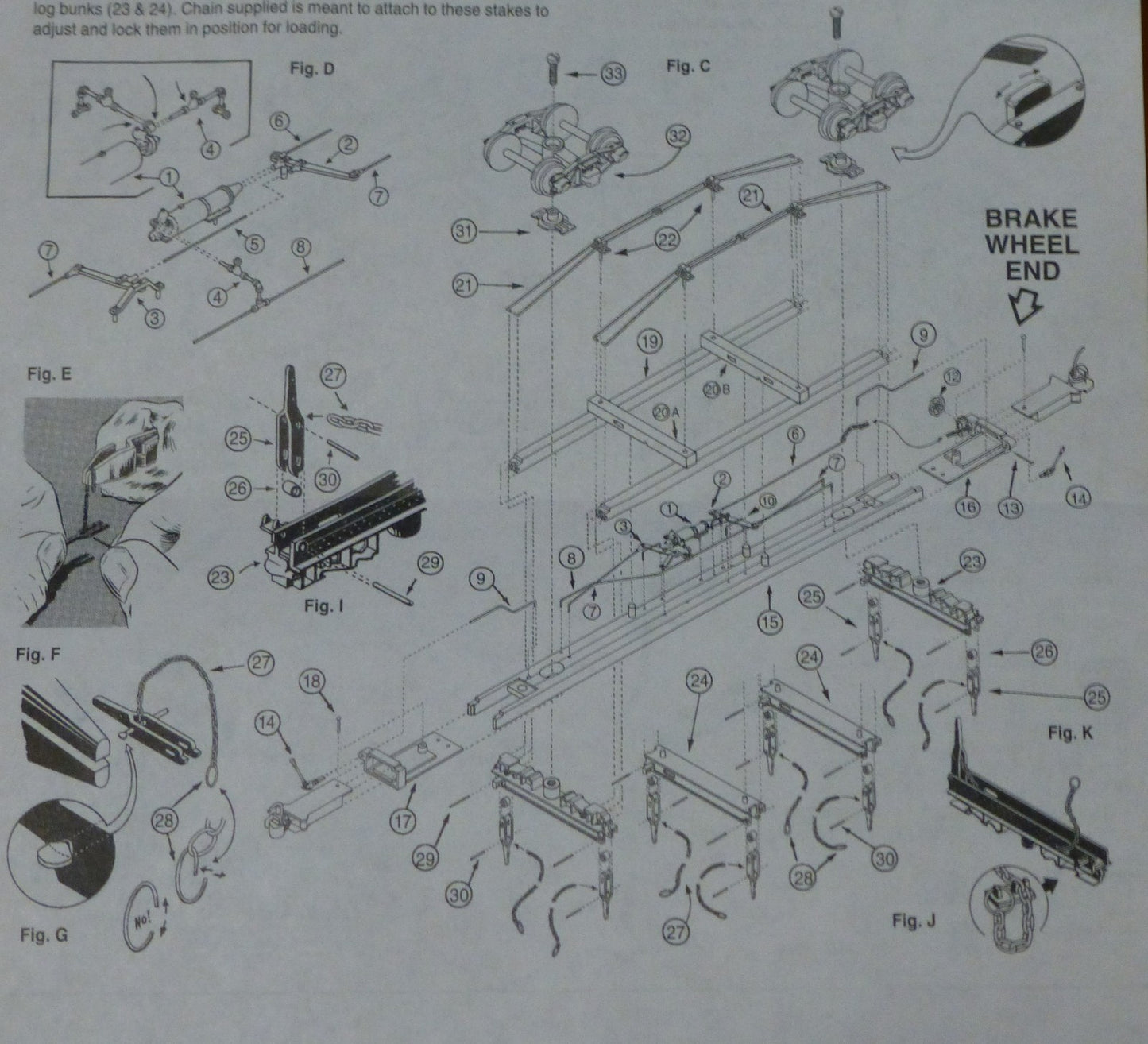 Kadee HO Scale #103 Truss Log Car w/Load - Kit -- Undecorated (Kit)