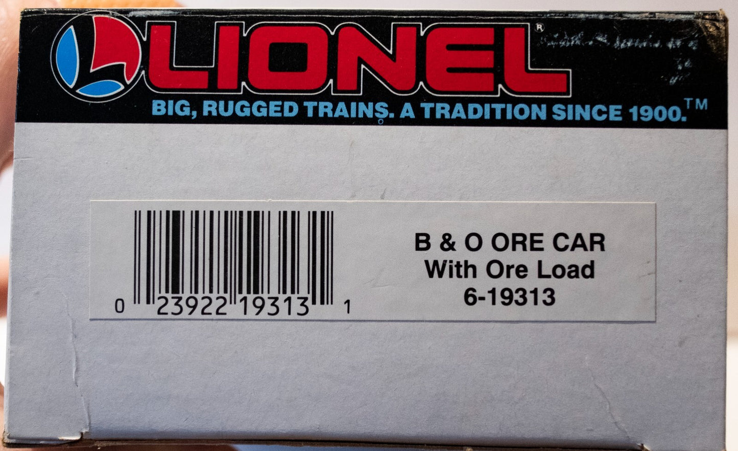 Lionel O Scale (Used) #19313 Baltimore & Ohio Ore Car W/ORE Load.