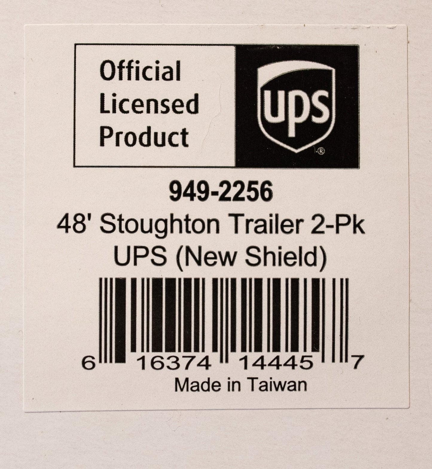 Walthers SceneMaster HO #949-2256 48' Stoughton Trailer 2-Pack - Assembled -- Un
