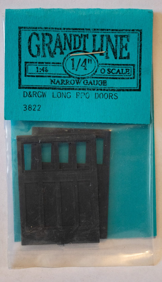 Grandt Line O #3822 Long RPO Doors Set -- DRGW