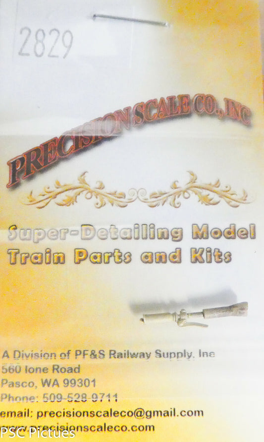 Precision Scale HO #2829 Whistle (Handle down) Brass Casting (1:87th Scale)